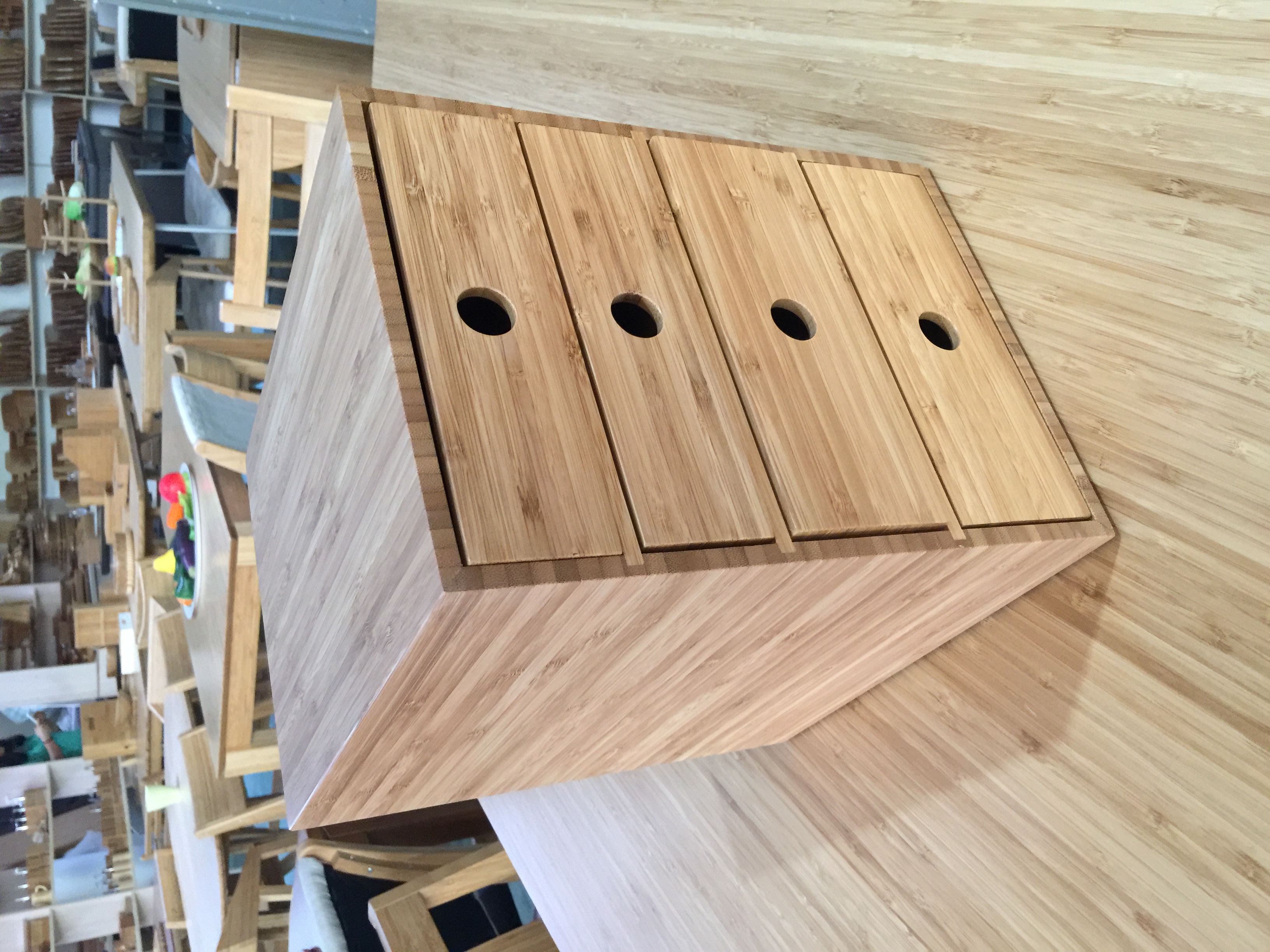 Bambus Schubladenbox
